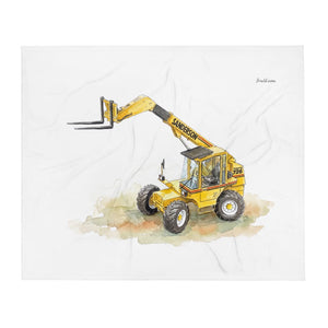 Furrow & Fields Sanderson 726 Teleporter Watercolor | Throw Blanket Quality Farmers Merch