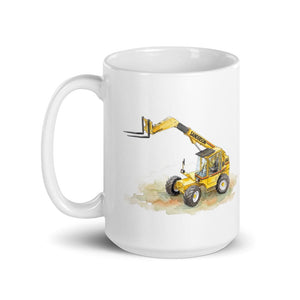 Furrow & Fields Sanderson 726 Teleporter Watercolor | White Glossy Mug Quality Farmers Merch