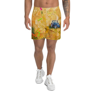 Furrow & Fields Shorts Ford 5610 Force II Splash Art | All-Over Print Athletic Shorts Quality Farmers Merch