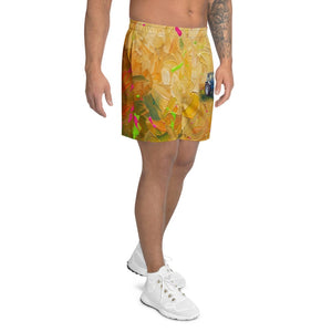 Furrow & Fields Shorts Ford 5610 Force II Splash Art | All-Over Print Athletic Shorts Quality Farmers Merch