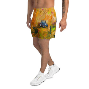 Furrow and Fields Shorts Ford 7810 Generation III Splash Art | All-Over Print Athletic Shorts Quality Farmers Merch