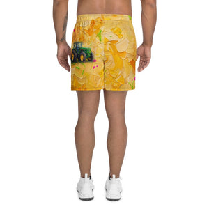 Furrow & Fields Shorts John Deere 4955 Splash Art | All-Over Print Athletic Shorts Quality Farmers Merch