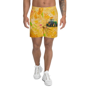 Furrow & Fields Shorts John Deere 4955 Splash Art | All-Over Print Athletic Shorts Quality Farmers Merch
