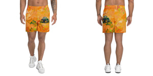Furrow & Fields Shorts John Deere 6R 250 Splash Art | All-Over Print Athletic Shorts Quality Farmers Merch