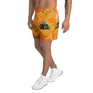 Furrow & Fields Shorts John Deere 6R 250 Splash Art | All-Over Print Athletic Shorts Quality Farmers Merch