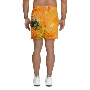 Furrow & Fields Shorts John Deere 6R 250 Splash Art | All-Over Print Athletic Shorts Quality Farmers Merch