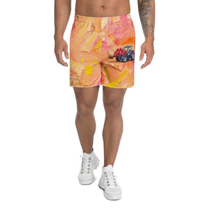 Furrow & Fields Shorts Massey Ferguson 3070 Autotronic Splash Art | All-Over Print Athletic Shorts Quality Farmers Merch