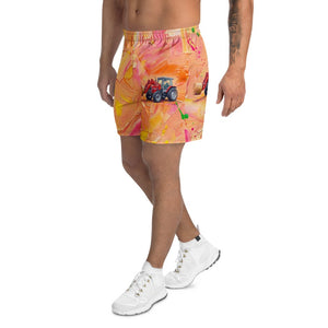 Furrow & Fields Shorts Massey Ferguson 3070 Autotronic Splash Art | All-Over Print Athletic Shorts Quality Farmers Merch