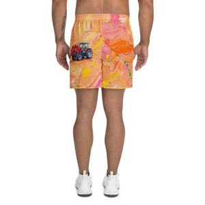 Furrow & Fields Shorts Massey Ferguson 3070 Autotronic Splash Art | All-Over Print Athletic Shorts Quality Farmers Merch
