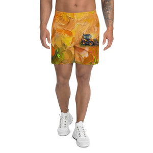 Furrow & Fields Shorts Terex 860 Elite Splash Art | All-Over Print Athletic Shorts Quality Farmers Merch
