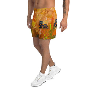 Furrow & Fields Shorts Terex 860 Elite Splash Art | All-Over Print Athletic Shorts Quality Farmers Merch