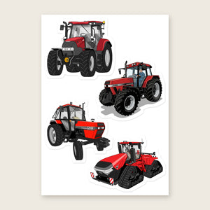 Furrow & Fields Sticker Sheet A5 (5.83″×8.27″) Case Illustrated No. 8 | Kiss-Cut Sticker Sheet Quality Farmers Merch