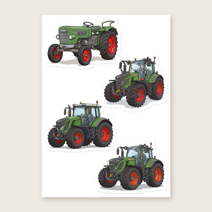Furrow & Fields Sticker Sheet A5 (5.83″×8.27″) Fendt Illustrated No. 22 | Kiss-Cut Sticker Sheet Quality Farmers Merch