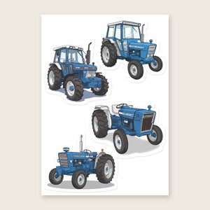Furrow & Fields Sticker Sheet A5 (5.83″×8.27″) Ford Illustrated No. 10 | Kiss-Cut Sticker Sheet Quality Farmers Merch