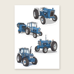 Furrow & Fields Sticker Sheet A5 (5.83″×8.27″) Ford Illustrated No. 11 | Kiss-Cut Sticker Sheet Quality Farmers Merch
