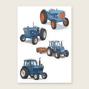 Furrow & Fields Sticker Sheet A5 (5.83″×8.27″) Ford Illustrated No. 13 | Kiss-Cut Sticker Sheet Quality Farmers Merch
