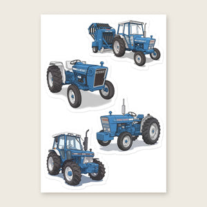 Furrow & Fields Sticker Sheet A5 (5.83″×8.27″) Ford Illustrated No. 18 | Kiss-Cut Sticker Sheet Quality Farmers Merch
