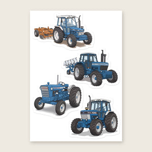 Furrow & Fields Sticker Sheet A5 (5.83″×8.27″) Ford Illustrated No. 21 | Kiss-Cut Sticker Sheet Quality Farmers Merch