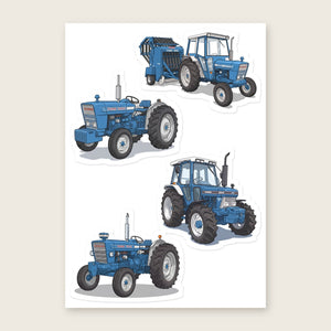Furrow & Fields Sticker Sheet A5 (5.83″×8.27″) Ford Illustrated No. 27 | Kiss-Cut Sticker Sheet Quality Farmers Merch