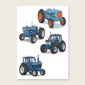 Furrow & Fields Sticker Sheet A5 (5.83″×8.27″) Ford Illustrated No. 29 | Kiss-Cut Sticker Sheet Quality Farmers Merch
