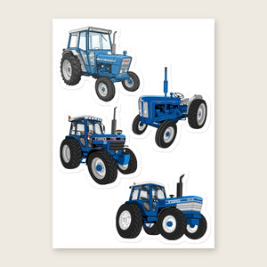 Furrow & Fields Sticker Sheet A5 (5.83″×8.27″) Ford Illustrated No. 34 | Kiss-Cut Sticker Sheet Quality Farmers Merch