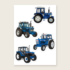 Furrow & Fields Sticker Sheet A5 (5.83″×8.27″) Ford Illustrated No. 38 | Kiss-Cut Sticker Sheet Quality Farmers Merch