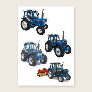 Furrow & Fields Sticker Sheet A5 (5.83″×8.27″) Ford Illustrated No. 41 | Kiss-Cut Sticker Sheet Quality Farmers Merch