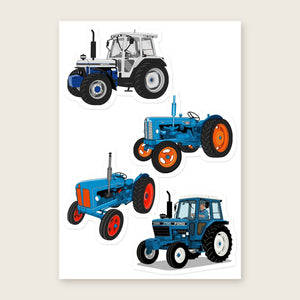 Furrow & Fields Sticker Sheet A5 (5.83″×8.27″) Ford Illustrated No. 43 | Kiss-Cut Sticker Sheet Quality Farmers Merch