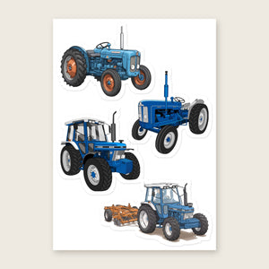 Furrow & Fields Sticker Sheet A5 (5.83″×8.27″) Ford Illustrated No. 45 | Kiss-Cut Sticker Sheet Quality Farmers Merch
