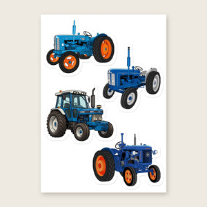 Furrow & Fields Sticker Sheet A5 (5.83″×8.27″) Ford Illustrated No. 47 | Kiss-Cut Sticker Sheet Quality Farmers Merch