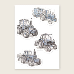 Furrow & Fields Sticker Sheet A5 (5.83″×8.27″) Ford Pencil Sketch No. 1 | Kiss-Cut Sticker Sheet Quality Farmers Merch