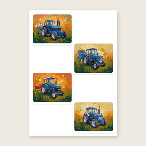 Furrow & Fields Sticker Sheet A5 (5.83″×8.27″) Ford Splash Art No. 1 | Kiss-Cut Sticker Sheet Quality Farmers Merch
