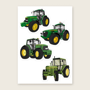 Furrow & Fields Sticker Sheet A5 (5.83″×8.27″) John Deere Illustrated No. 8 | Kiss-Cut Sticker Sheet Quality Farmers Merch