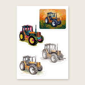 Furrow & Fields Sticker Sheet A5 (5.83″×8.27″) Renault 145-14 Art | Kiss-Cut Sticker Sheet Quality Farmers Merch