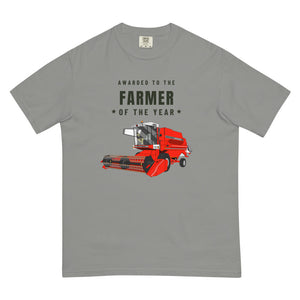 Furrow & Fields T-Shirt Grey / S Farmer of the Year 1994 Massey Ferguson 32 Combine Harvester | Unisex Premium T-shirt Quality Farmers Merch