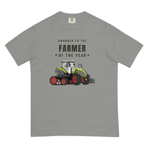Furrow & Fields T-Shirt Grey / S Farmer of the Year Claas Axion 930 | Unisex Premium T-shirt Quality Farmers Merch