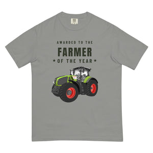Furrow & Fields T-Shirt Grey / S Farmer of the Year Claas Axion 960 | Unisex Premium T-shirt Quality Farmers Merch