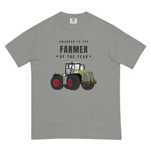 Furrow & Fields T-Shirt Grey / S Farmer of the Year Claas Xerion 5000 Tractor VC | Unisex Premium T-shirt Quality Farmers Merch