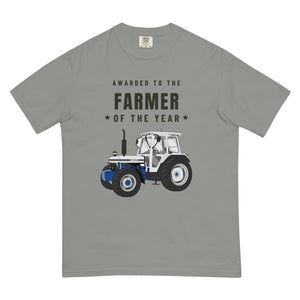 Furrow & Fields T-Shirt Grey / S Farmer of the Year Ford 7810 Jubilee Edition Silver Tractor | Unisex Premium T-shirt Quality Farmers Merch