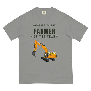 Furrow & Fields T-Shirt Grey / S Farmer of the Year JCB 370 LC | Unisex Premium T-shirt Quality Farmers Merch