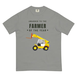 Furrow & Fields T-Shirt Grey / S Farmer of the Year JCB Loadall 520 | Unisex Premium T-shirt Quality Farmers Merch