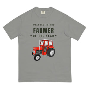 Furrow & Fields T-Shirt Grey / S Farmer of the Year Massey Ferguson 135 with cab | Unisex Premium T-shirt Quality Farmers Merch