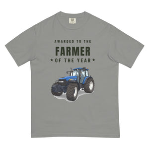 Furrow & Fields T-Shirt Grey / S Farmer of the Year New Holland TM 155 | Unisex Premium T-shirt Quality Farmers Merch