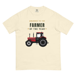 Furrow & Fields T-Shirt Ivory / S Farmer of the Year Case International 1455 XL | Unisex Premium T-shirt Quality Farmers Merch