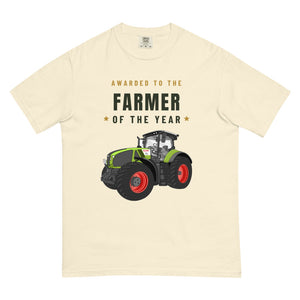 Furrow & Fields T-Shirt Ivory / S Farmer of the Year Claas Axion 960 | Unisex Premium T-shirt Quality Farmers Merch