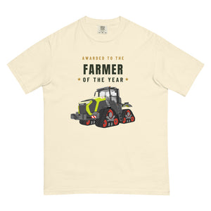 Furrow & Fields T-Shirt Ivory / S Farmer of the Year Claas Terion 12.650 Terra Trac | Unisex Premium T-shirt Quality Farmers Merch