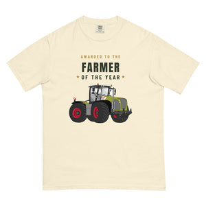 Furrow & Fields T-Shirt Ivory / S Farmer of the Year Claas Xerion 5000 Tractor VC | Unisex Premium T-shirt Quality Farmers Merch