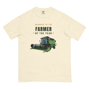 Furrow & Fields T-Shirt Ivory / S Farmer of the Year Deutz-Fahr 6060 HTS Combine | Unisex Premium T-shirt Quality Farmers Merch