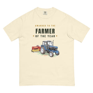 Furrow & Fields T-Shirt Ivory / S Farmer of the Year Ford 6640 SLE Watercolour | Unisex Premium T-shirt Quality Farmers Merch