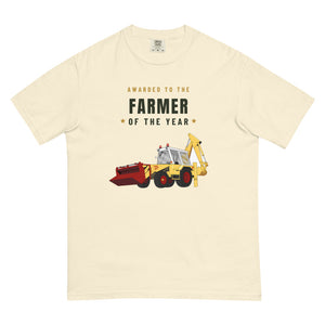 Furrow & Fields T-Shirt Ivory / S Farmer of the Year JCB 3D | Unisex Premium T-shirt Quality Farmers Merch